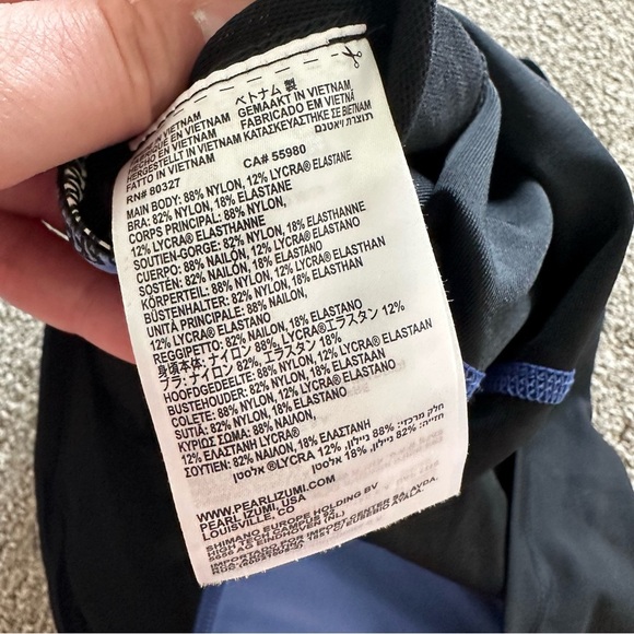 Pearl Izumi Women's Select Pursuit Tri Tank Black/Lavender‎ Size Small - Picture 3 of 7